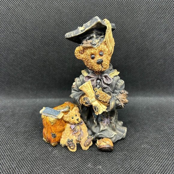 Boyds Bears "Edmund the Graduate Carpe Diem"  figurine - Picture 1 of 3